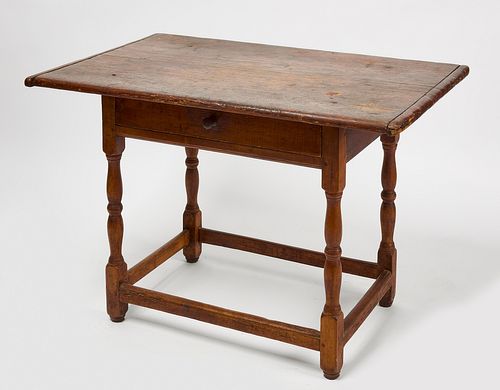 Stetcher Base Tavern Table with Drawer