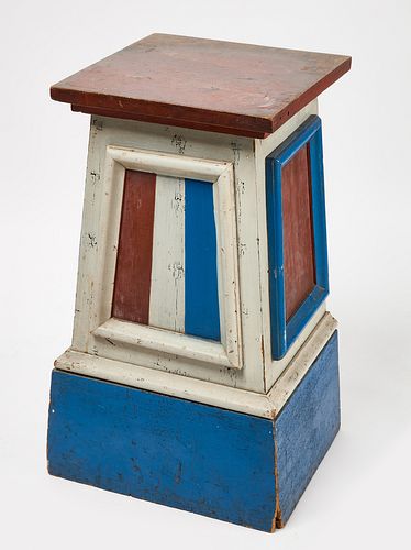 Red White and Blue Pedestal