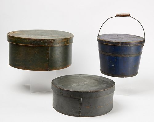 Two Pantry Boxes and a Bucket