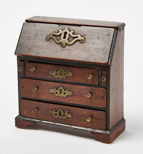 Miniature Desk Dated 1814