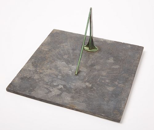 Bronze and Slate Sundial