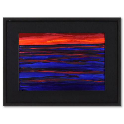 Wyland, "Kappa Dawn" Framed Original Acrylic Painting on Masonite, Hand Signed with Letter of Authenticity.