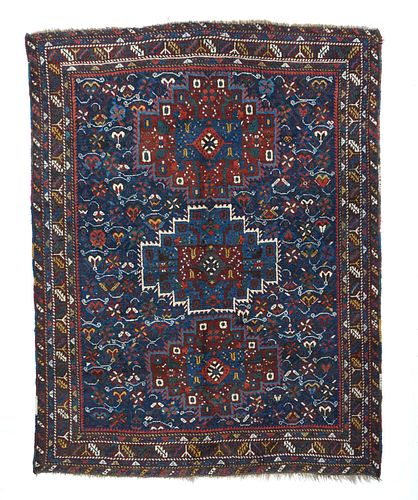 Antique Shiraz Rug 5'5'' x 7'1'' (1.65 x 2.16 M)