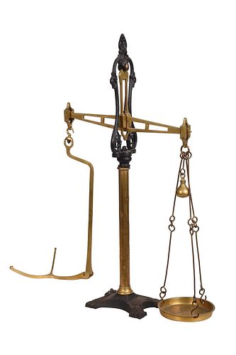 W&T Avery Brass and Cast Iron Scale