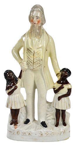 A Staffordshire figure of the Abolitionist John Brown