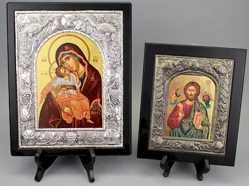 (2) 20th C. Russian Icons