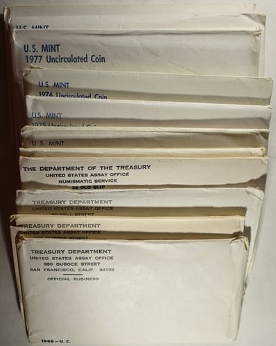 1968-69,1971-79 US MINT SETS