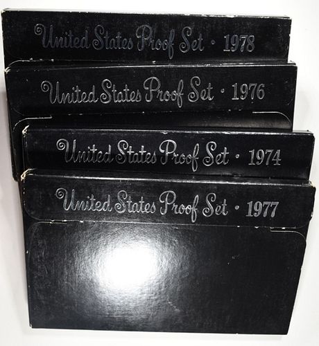 1974, 76-78 US PROOF SETS