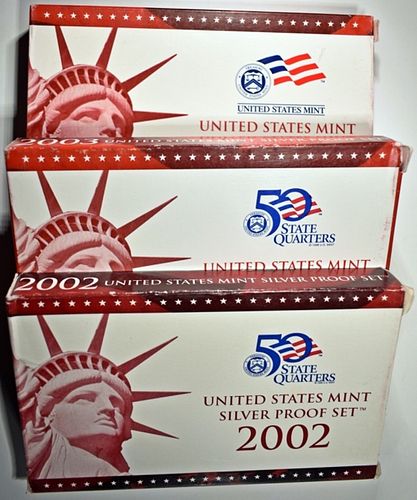 2002-2004 US SILVER PROOF SETS