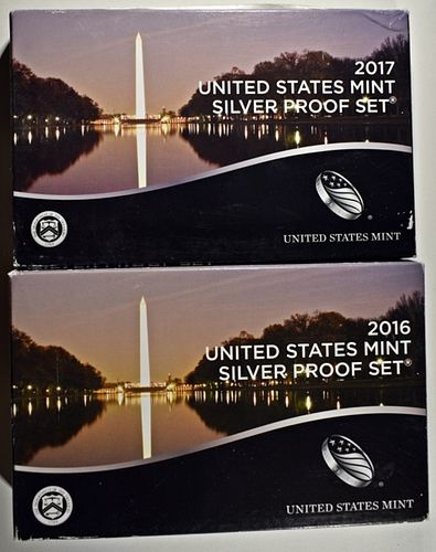2016 & 2017 US SILVER PROOF SETS
