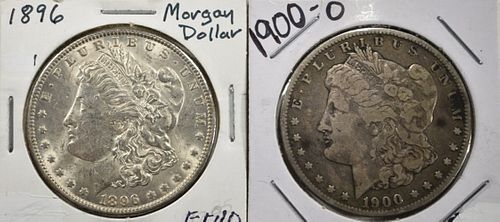 1896 & 1900-O MORGAN DOLLARS