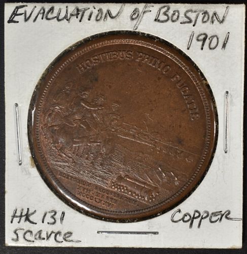 1901 EVACUATION OF BOSTON HK 131 BU