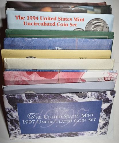 1990-99 US MINT SETS