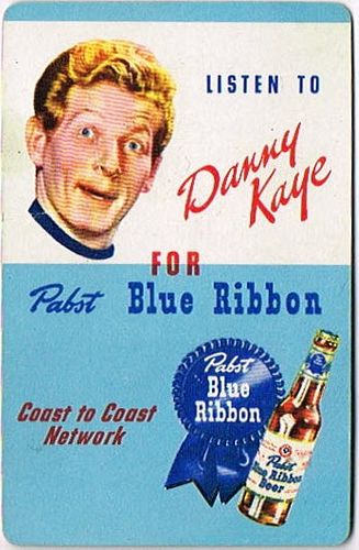 1945 Pocket Calendar Pabst Beer Danny Kaye 