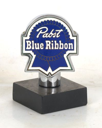 1939 Pabst Blue Ribbon Beer Heavy Chrome Tap Knob
