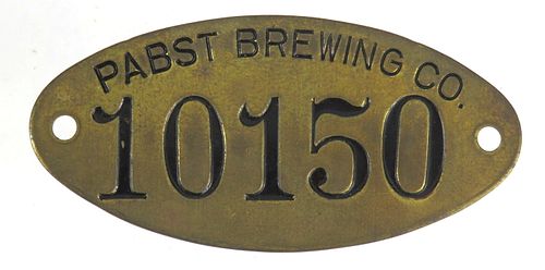 1938 Pabst Brewing Co. Keg Tag 10150 