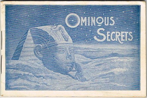 1894 Ominous Secrets Booklet 