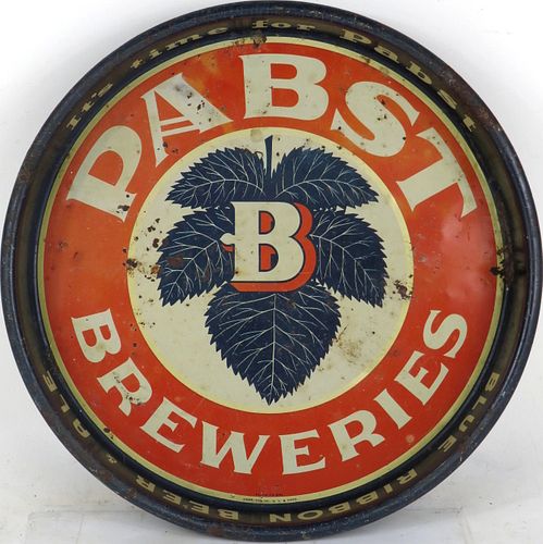 1941 Pabst Breweries (641) 13-inch Serving Tray 