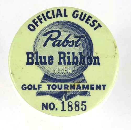 1950 Pasbt Blue Ribbon Open Golf Tournament 2 1/8" Pinback 
