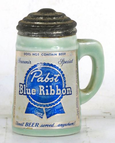 1958 Pabst Blue Ribbon Beer (salt shaker) Mini Mug 