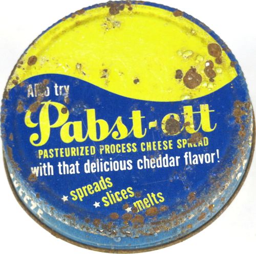 1933 Pabst - Ett Process Cheese Spread Lid 