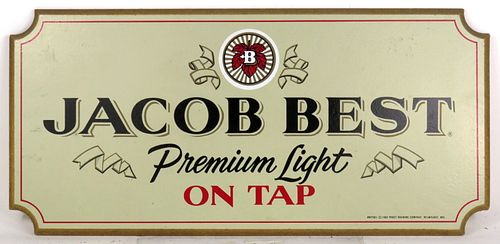 1984 Jacob Best Beer Wooden Plaque Wooden Sign 