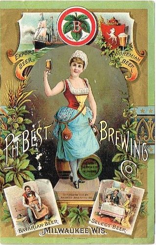 1886 Ph. Best Brewery Promotional Brochure Price List 