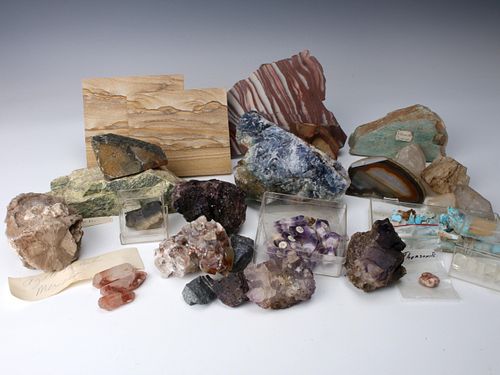 CRYSTAL AGATE AND MORE GEOLOGY SAMPLES 