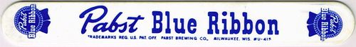  1940s Pabst Blue Ribbon Beer (U - 415) Foam Scraper 