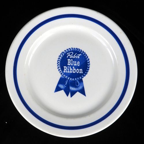 1945 Pabst Blue Ribbon Beer Dinner Plate 