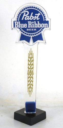 1978 Pabst Blue Ribbon Beer (tall) Acrylic Tap Handle