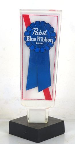 1971 Pabst Blue Ribbon Beer Acrylic Tap Handle