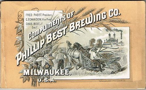 1883 Philip Best Brewing Co. Booklet 
