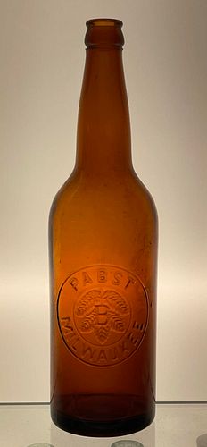1905 Pabst Beer 24oz Embossed Bottle 
