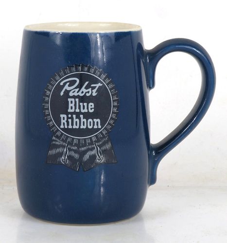 1950 Pabst Blue Ribbon Beer (Blue) Mug 