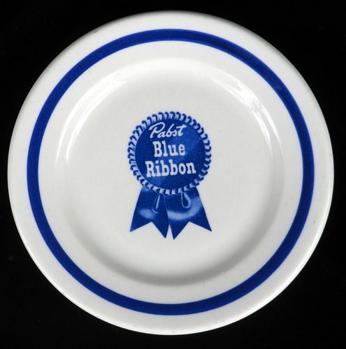 1945 Pabst Blue Ribbon Beer Salad Plate 
