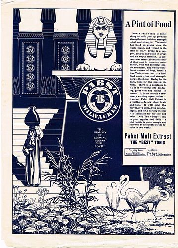 1895 Pabst Malt Extract Print Ad 