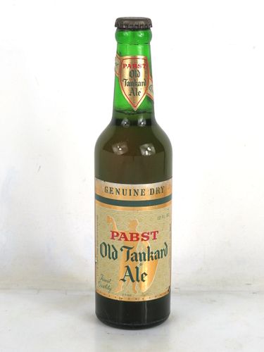 1958 Pabst Old Tankard Ale (Full) 12oz Longneck Bottle Peoria Heights Illinois