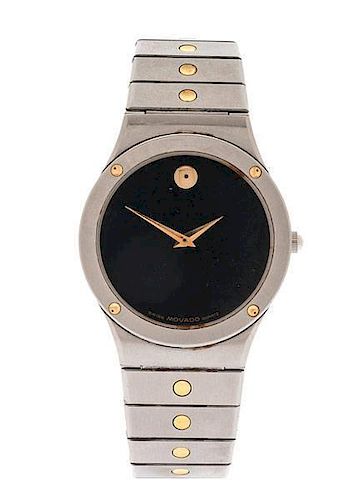 Movado Stainless Museum Watch  