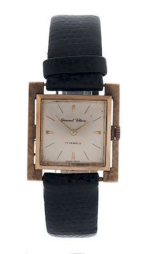 Germinal Voltaire 17 Jewel 14 Karat Gold Watch 
