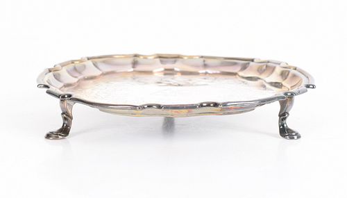 A Sterling Salver By John Tuite, 1732