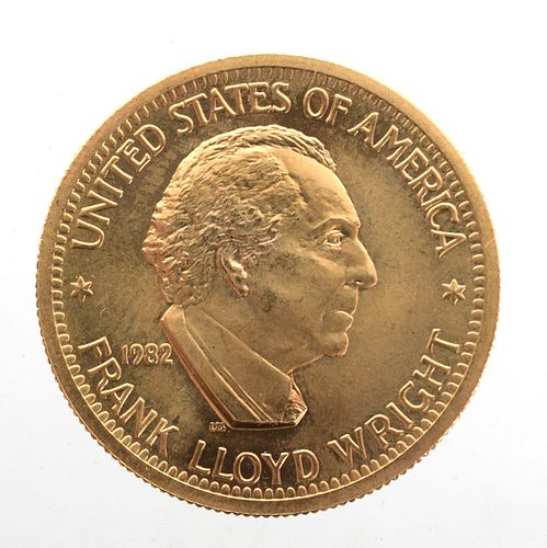 U.S. Mint Gold Medal, Frank Lloyd Wright #5