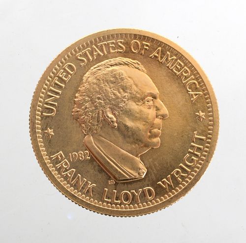 U.S. Mint Gold Medal, Frank Lloyd Wright #8