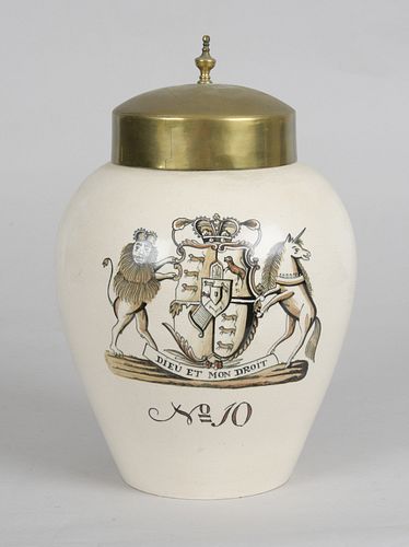An English Pottery Tobacco Jar c. 1800