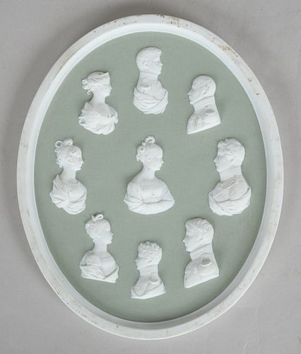 A KPM Porcelain Plaque
