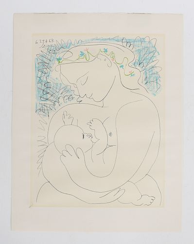 After Picasso, Maternite, Lithograph