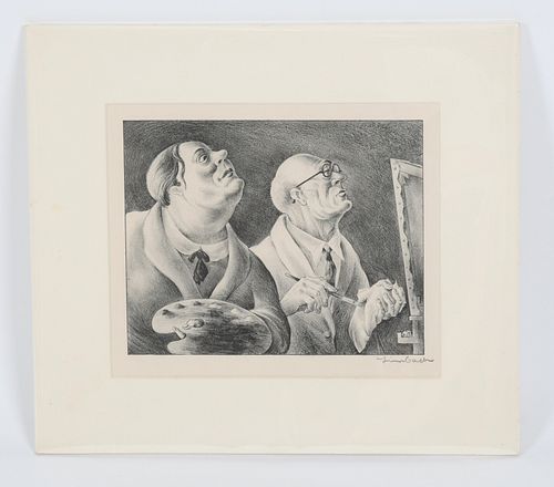 Russell T. Limbach (1904-1971) Lithograph
