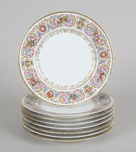 A Set of Sevres Porcelain Plates