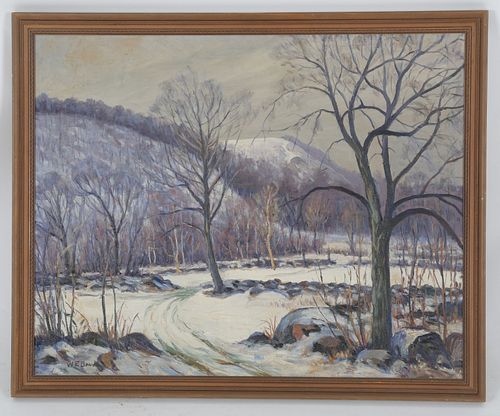 Walter Emerson Baum (1884 - 1956) Oil on Canvas