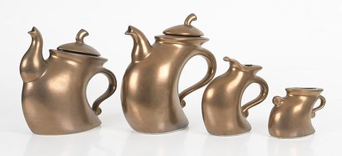 Michael Lambert 'Struttin' Ceramic Tea Service
